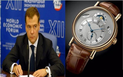 Дмитрий Медведев наручные часы Breguet