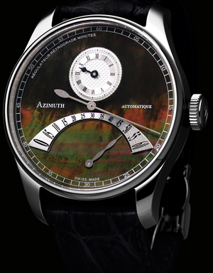 часы Azimuth Regulateur Retrograde Minutes Black Mother-of-Pearl