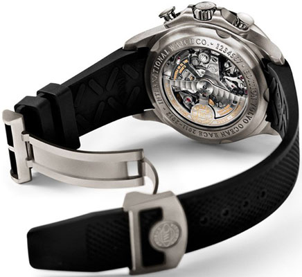 задняя сторона часов Portuguese Yacht Club Chronograph Edition "Volvo Ocean Race 2011-2012" задняя сторона часов Portuguese Yacht Club Chronograph Edition "Volvo Ocean Race 2011-2012"
