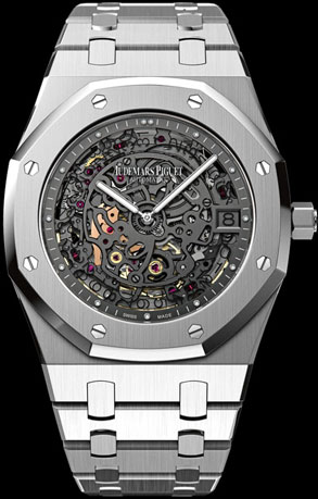 часы Openwork Extra-Thin Royal Oak 40th Anniversary Limited Edition (Ref: 15203PT.OO.1240PT.01)