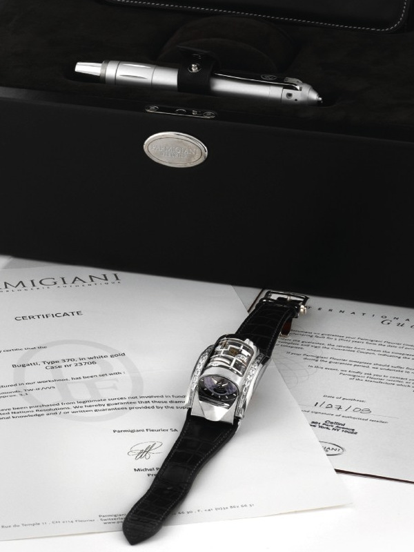  аукционные часы Parmigiani Bugatti Piece Unique