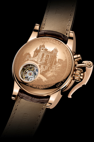 задняя сторона часов Graham Chronofighter 1695 (Ref. 2CXAP.SO3A)