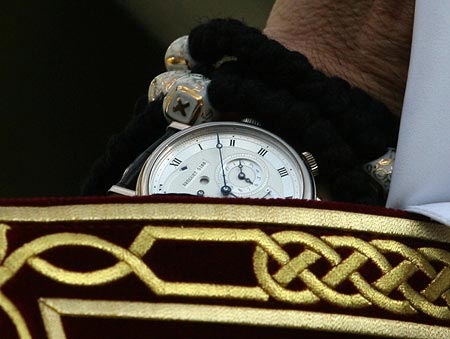 часы Патриарха Московского и всея Руси Кирилла - Breguet Classique Alarm Le Reveil du Tsar