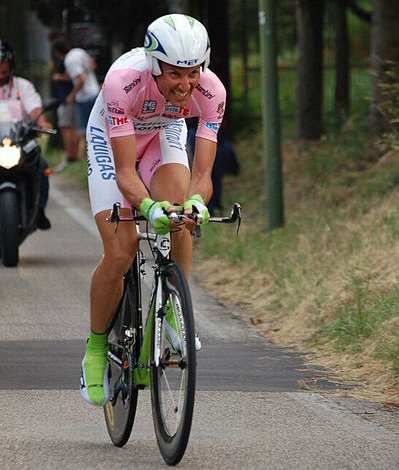 Иван Бассо на гонке Giro 2010