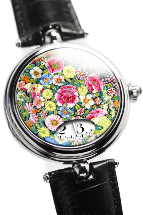 часы Angular Momentum Basket of Flowers - Famille Rose