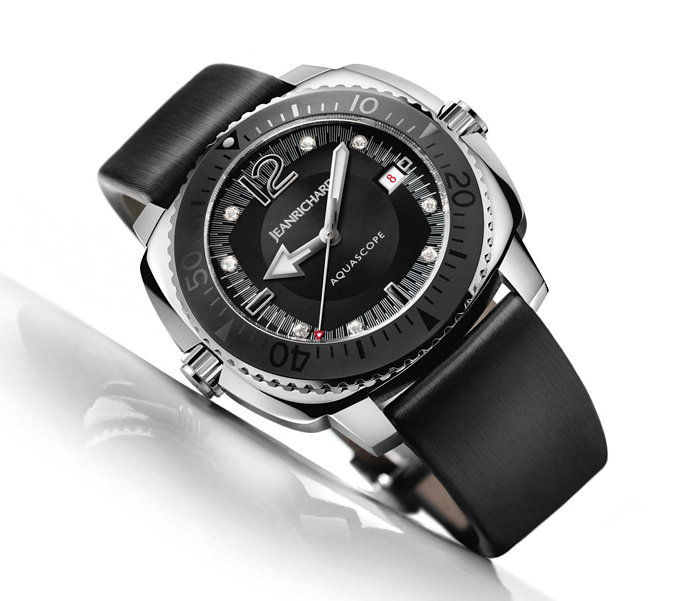 Женские швейцарские часы JeanRichard Aquascope Lady Night