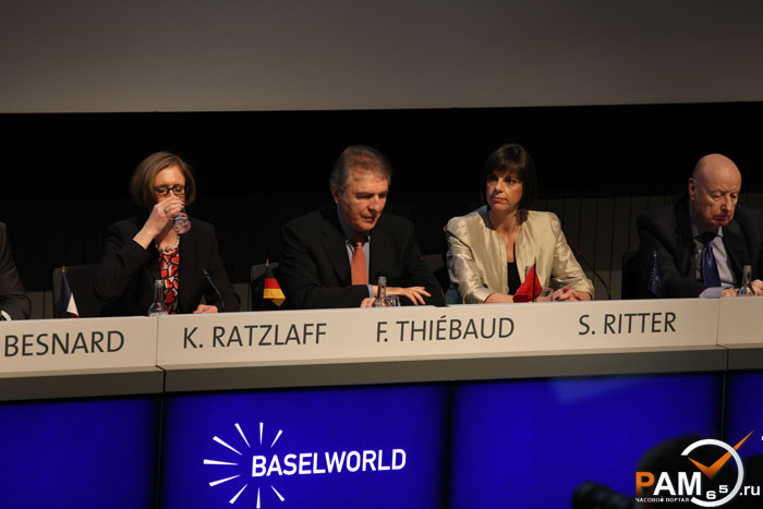 торжественная церемония открытия выставки BaselWorld 2012