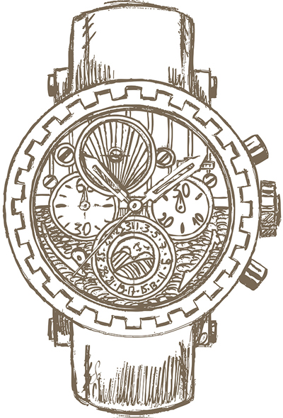 эскиз часов Tourbillon Imperial