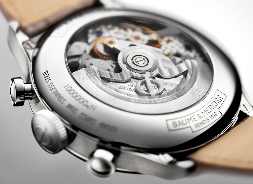 задняя сторона часов Capeland Flyback Chronograph In Black