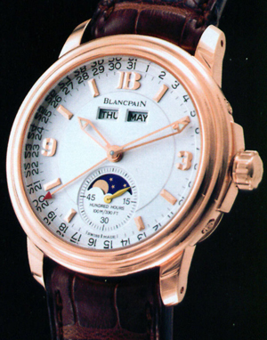 часы Blancpain Leman «Demi-Savonette» Calendar Moon Phase (Ref. 3563A-3642A-53)