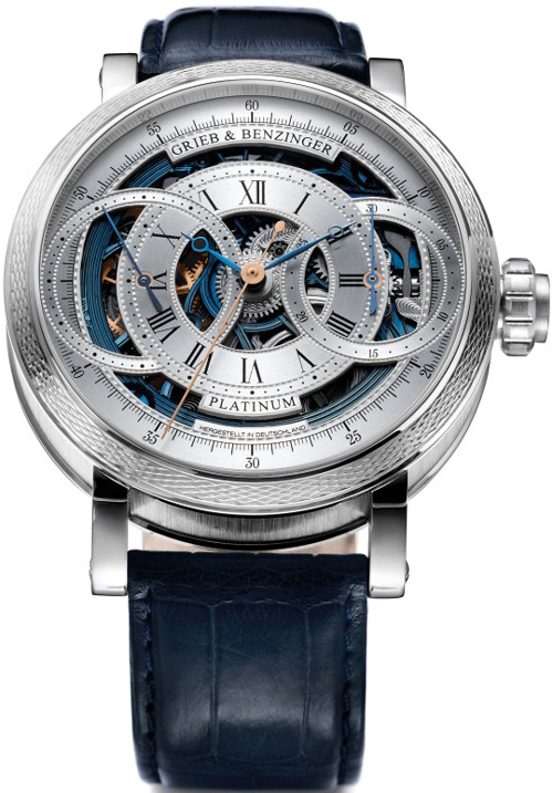 однокнопочный хронограф Blue Ocean от Grieb & Benzinger