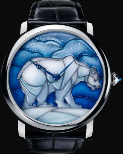 часы Rotonde de Cartier bear motif (Ref. CRHPI00540)