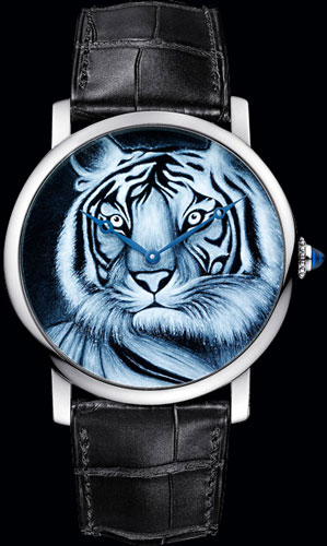 часы Rotonde de Cartier tiger motif (Ref. HPI00492)