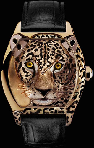 часы Tortue XL jaguar motif (Ref. CRHPI00412)