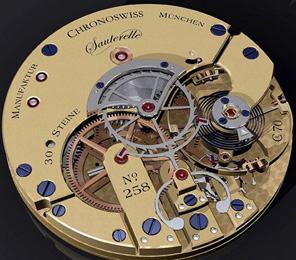 механизм часов Chronoswiss