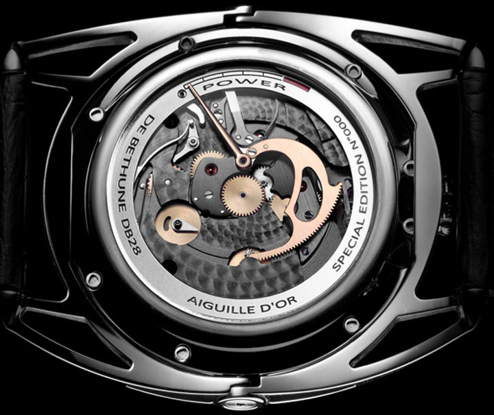 задняя сторона часов DB28 Aiguille D'or