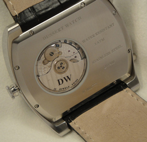 задняя сторона часов Dussert Watch