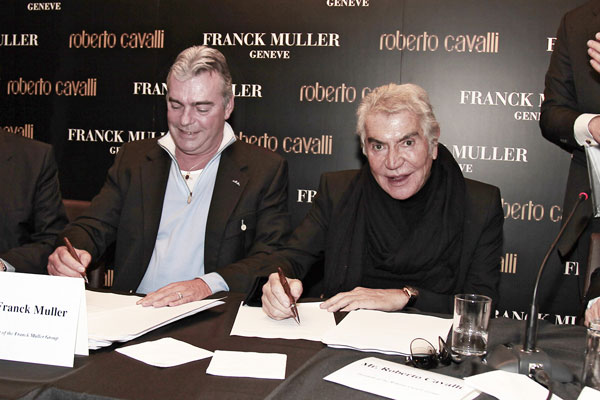 Franck Muller и Roberto Cavalli будут совместно выпускать наручные часы