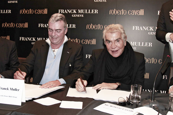 Franck Muller  Roberto Cavalli     