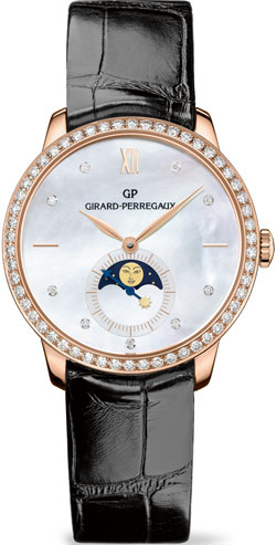 часы Girard-Perregaux 1966 Lady Moon phase (Ref: 49524D52A751-CK6A)