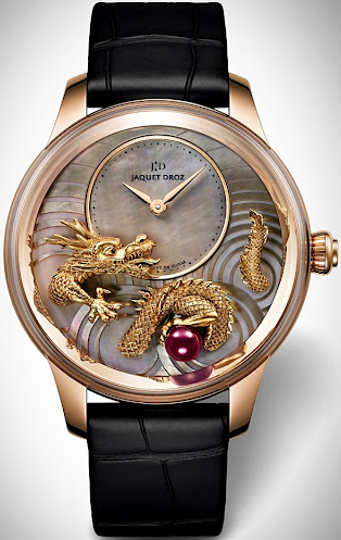 часы Jaquet Droz Petite Heure Minute Relief Dragon (Ref. J005023271)