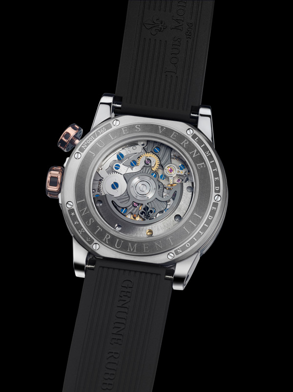 задняя сторона часов Jules Verne Instrument III