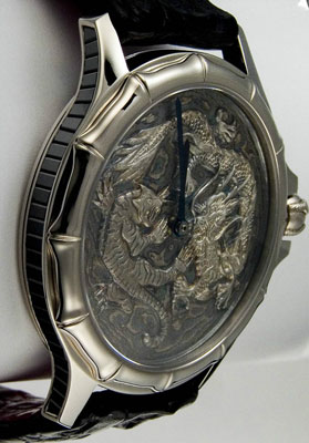  Kees Engelbarts Mokume Gane Tiger Dragon ref. 0472