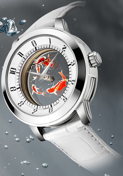 модель №3 – часы The Koi Fish