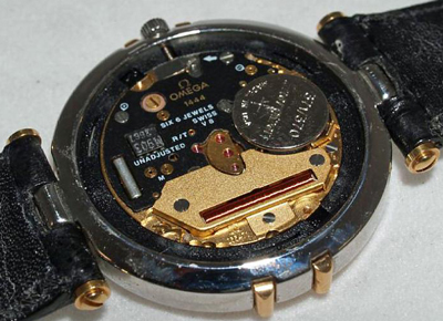часы Omega с 6-ю камнями
