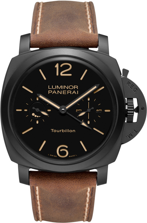 часы Luminor 1950 Tourbillon GMT Ceramica – 48 мм /Ref. PAM00396/