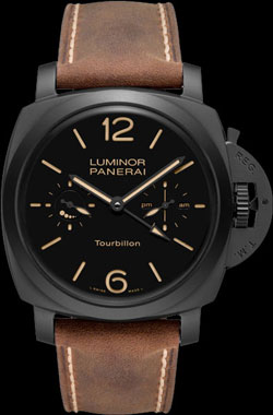 часы Panerai Luminor 1950 Tourbillon GMT Ceramica (PAM 00396)