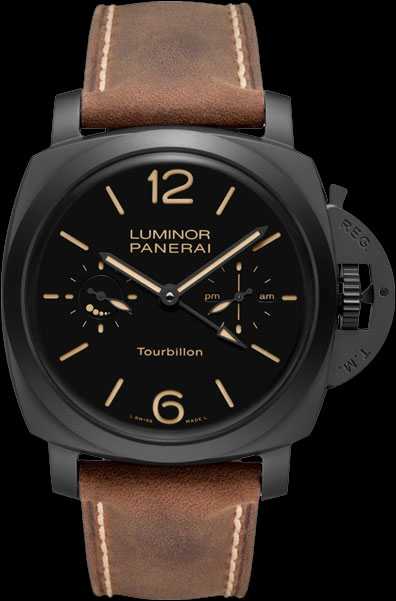 часы Panerai Luminor 1950 Tourbillon GMT Ceramica (PAM 00396)