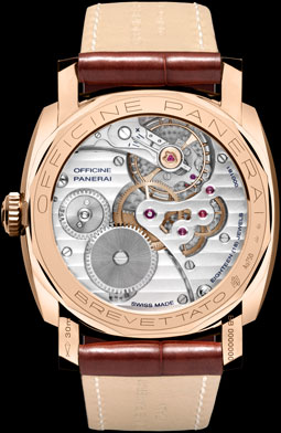 задняя сторона часов Radiomir 1940 Oro Rosso (Ref: РАМ00398)