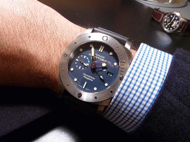 Luminor Submersible 1950 Regatta 3 Days GMT PAM 371