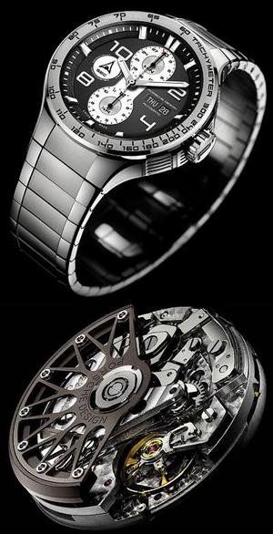 часы Porsche Design Flat Six и их механизм