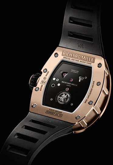 задняя сторона часов RM 057 Dragon-Jackie Chan Tourbillon