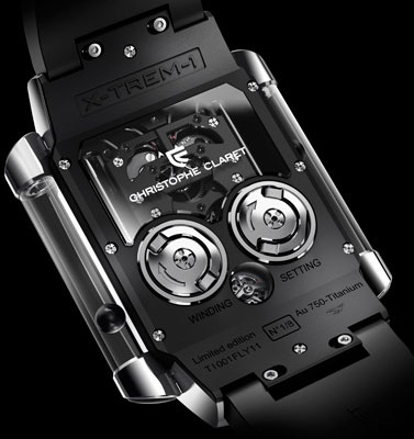 задняя сторона часов X-TREM-1