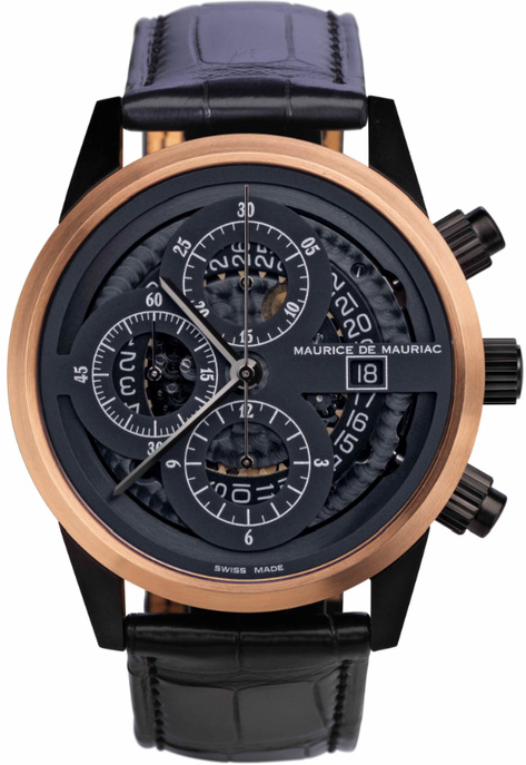 часы Skeleton Chronograph от Maurice de Mauriac