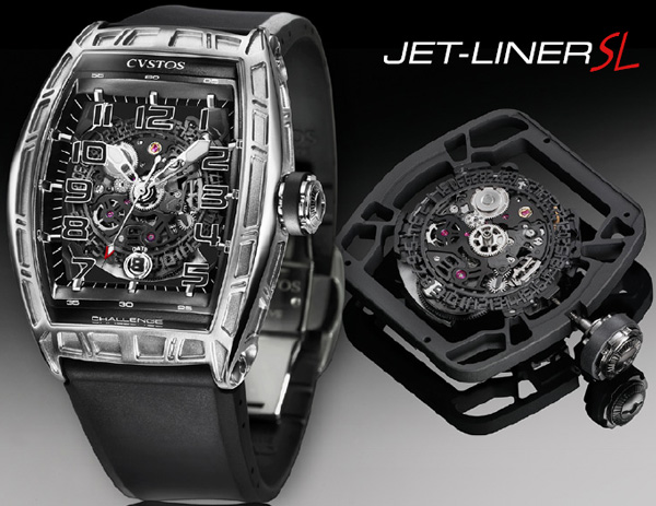 часы JETLINER и мануфактурный механизм CVSTOS CVS 350