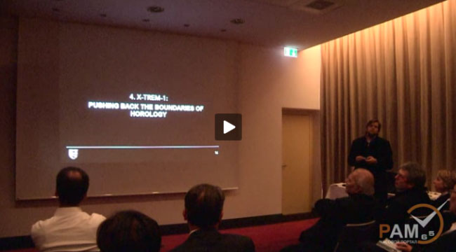 пресс - конференция компании Christophe Clare на выставке BaselWorld 2012