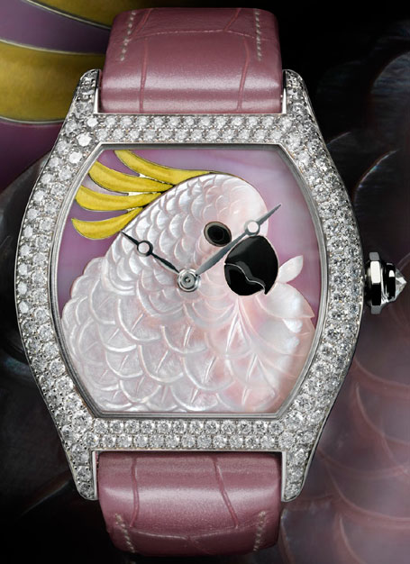 часы Large model Tortue, Cockatoo motif