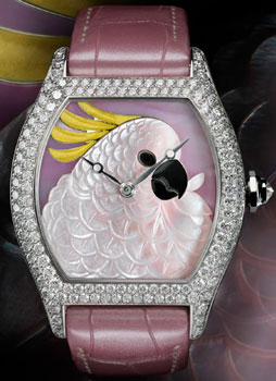 часы Large model Tortue, Cockatoo motif
