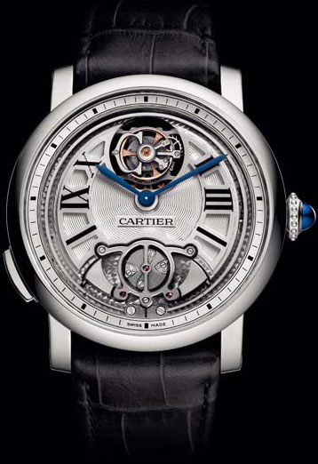 часы Rotonde de Cartier Minute Repeater Flying Tourbillon