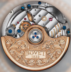 механизм часов Bovet Art (ref. Feurier 39 Gold Hourse) - caliber 11BA13