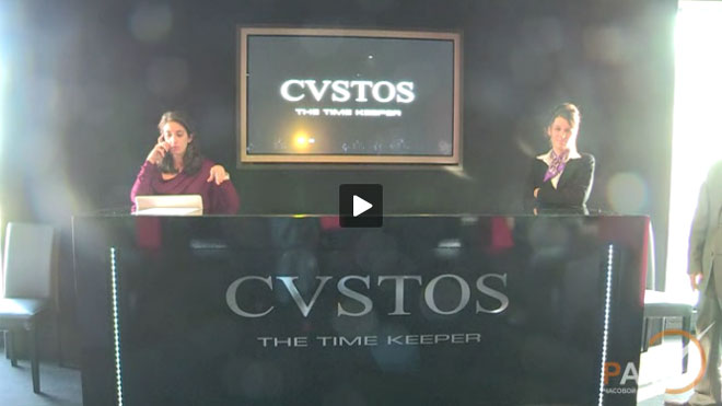 эксклюзивное видео моделей часов от Cvstos на WPHH 2012