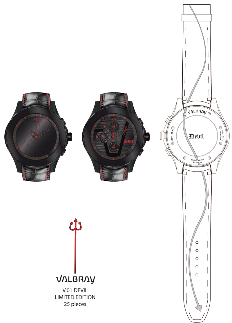 часы V.01 Devil