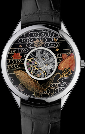 женские часы La Symbolique des Laques 2011 Carp & Waterfall (ref. 33222/000G-9550)