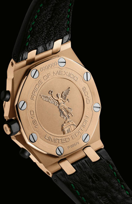 задняя сторона часов Audemars Piguet Royal Oak Offshore Pride of Mexico