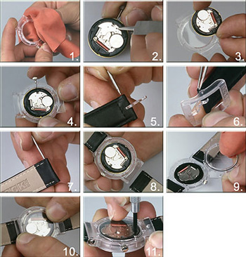 процесс сборки часов Clock Box