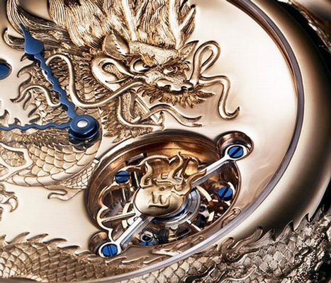 часы Bovet 7-Days Tourbillon Reversed Hand-Fitting “Dragon & Phoenix”